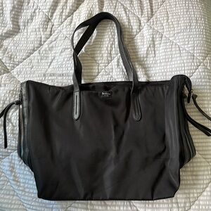 Botkier Black Nylon Tote with Side Zippers